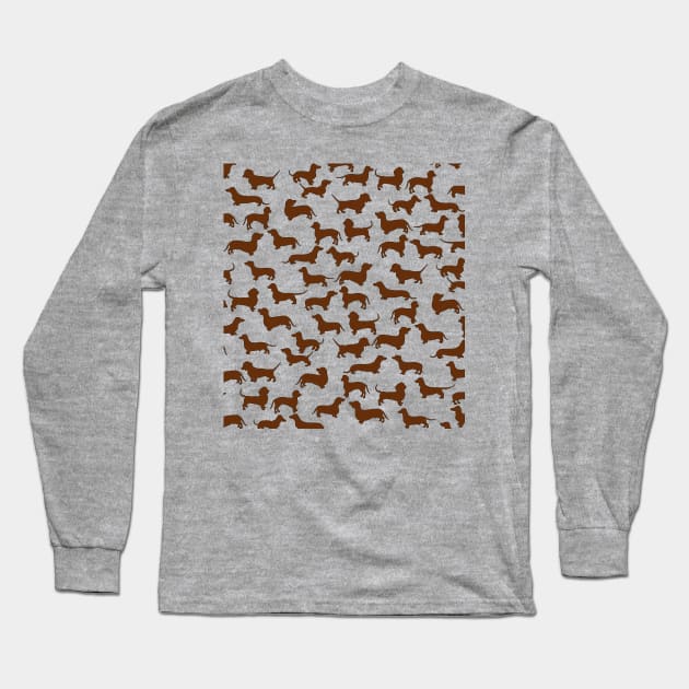 Dachshunds a many Long Sleeve T-Shirt by Zodiart